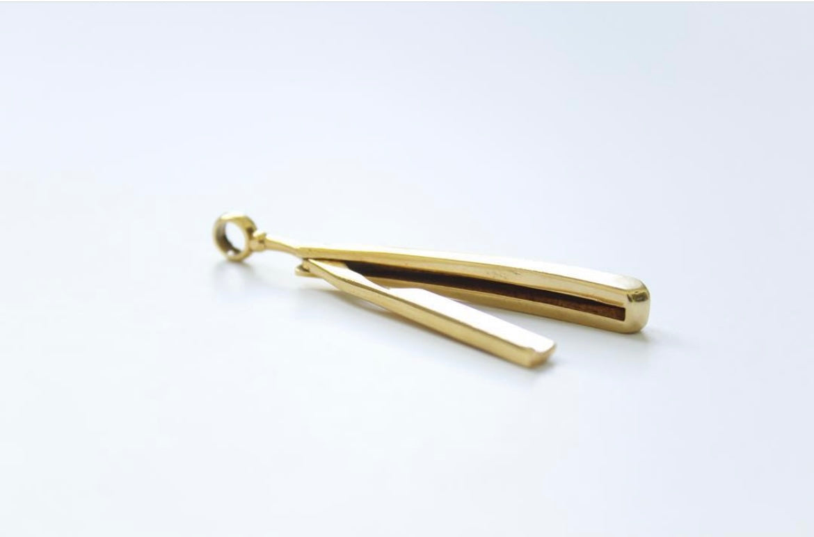 Straight Razor Pendant