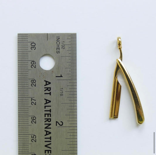 Straight Razor Pendant